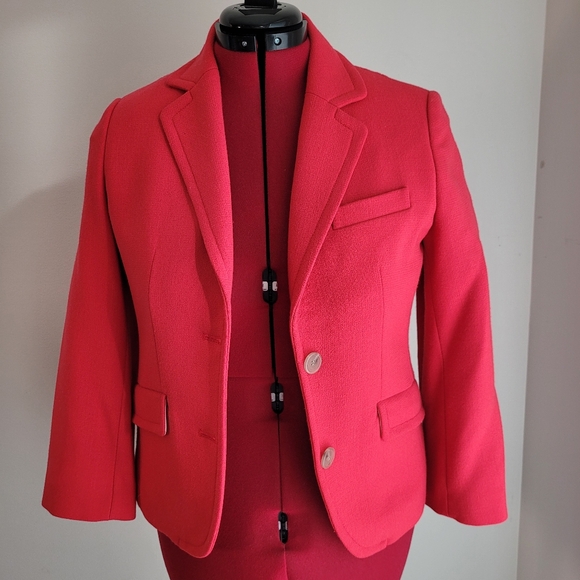 J. Crew Jackets & Blazers - VINTAGE J.Crew wool blazer preppy/work/office wear*coral*sz8